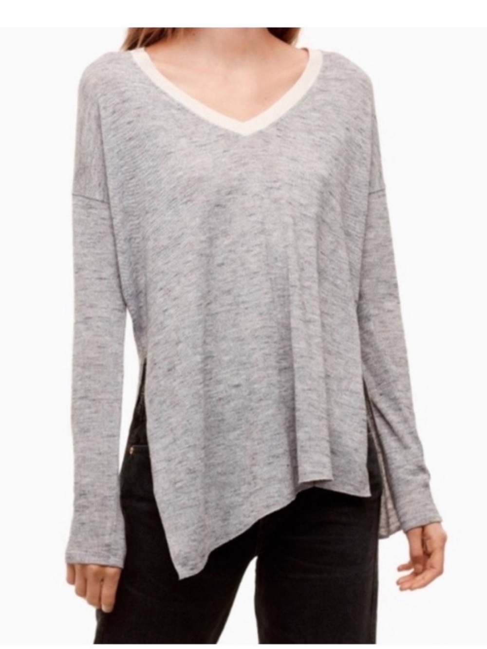 Wilfred Sherbrooke Asymmetrical
V-Neck Sweater, woman’s M/